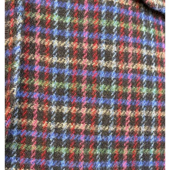 Talbots Mistletoe Plaid Shetland Wool Blend Blazer Dark Academia Size 12 Petite - Picture 16 of 16